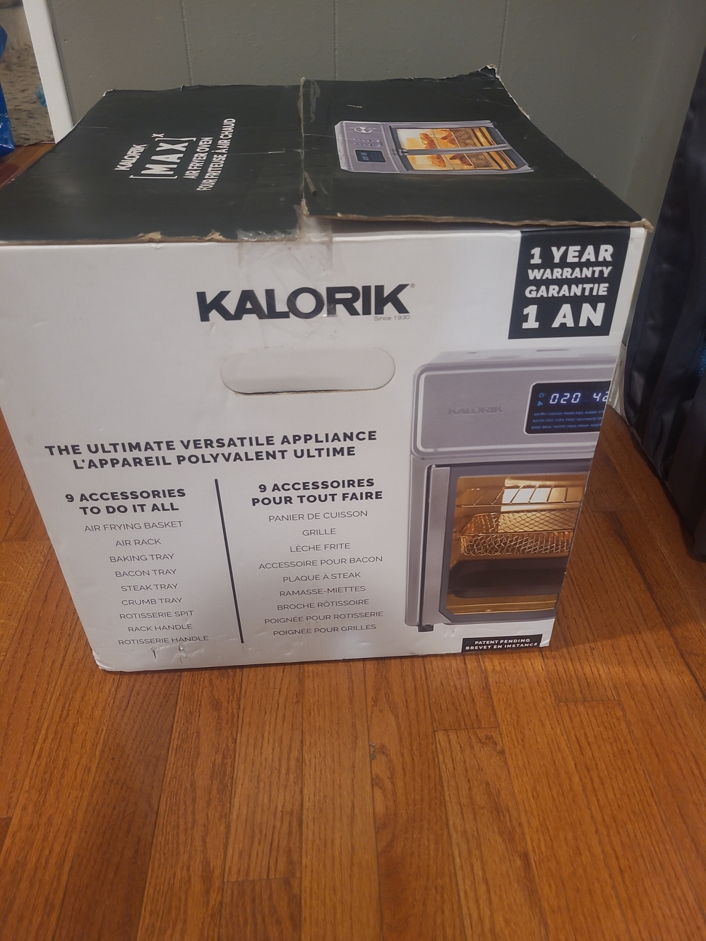 KALORIK MAX Air Fryer Oven - Stainless Gray - Picture 3 of 8